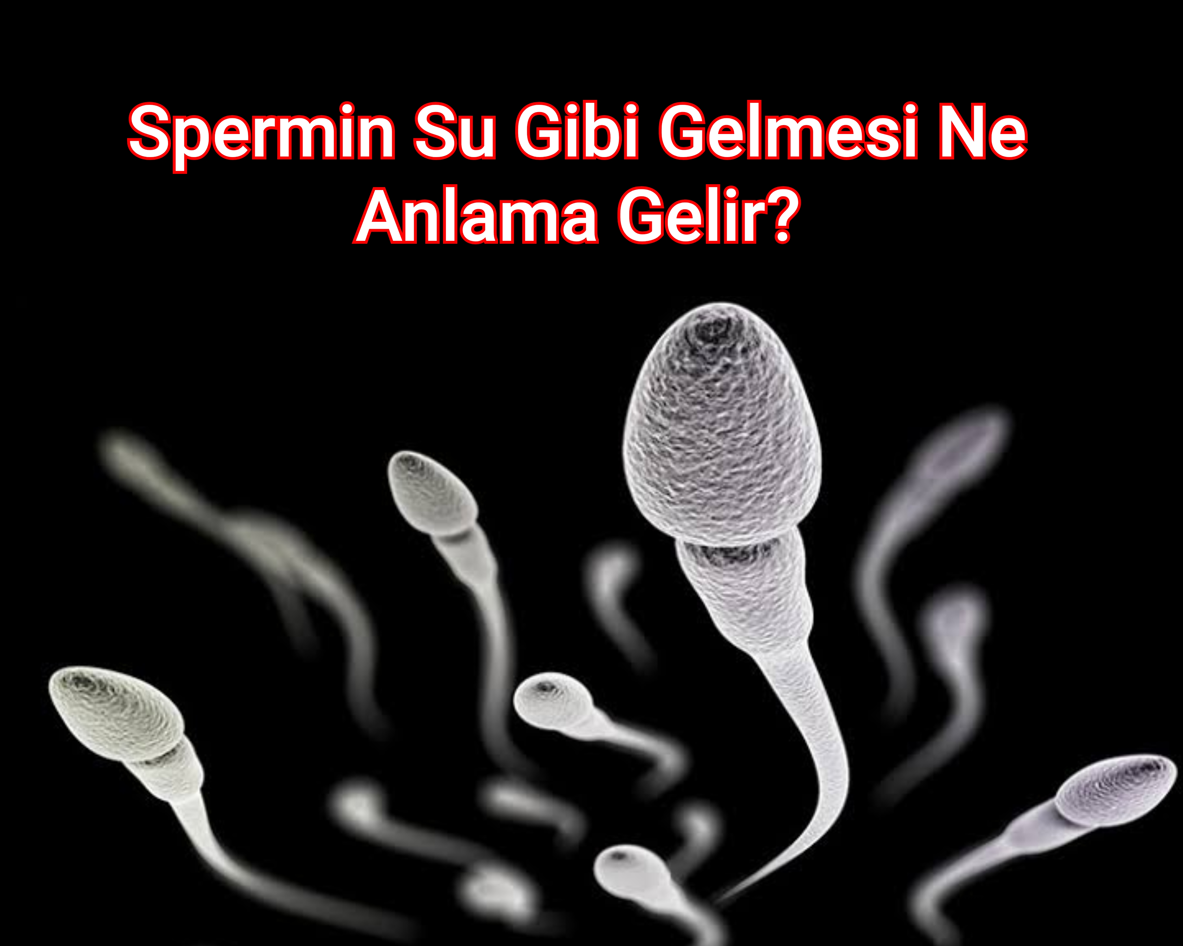 Spermin Su Gibi Gelmesi Ne Anlama Gelir?