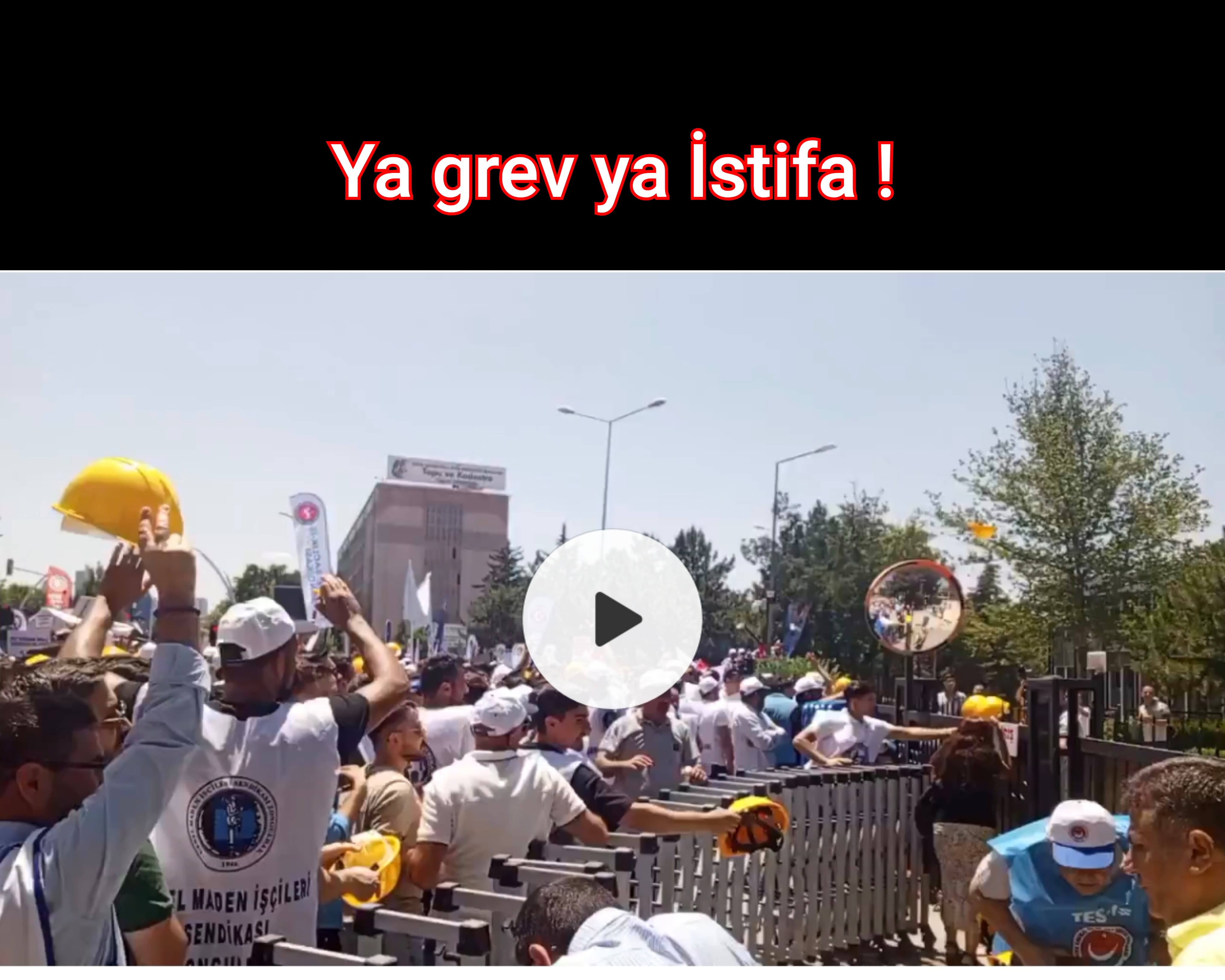 Ya Grev, Ya İstifa