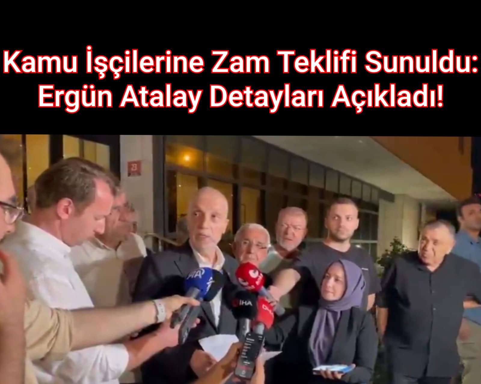 Kamu İşçilerine Zam Teklifi Sunuldu: Ergün Atalay Detayları Açıkladı!