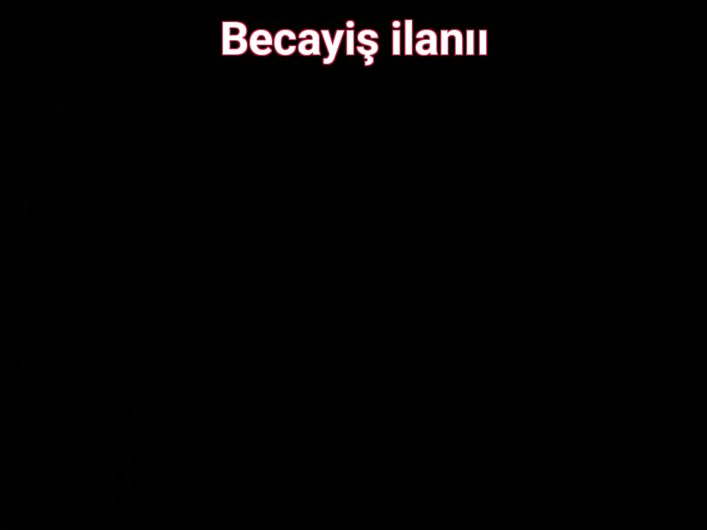 Becayiş ilanıı