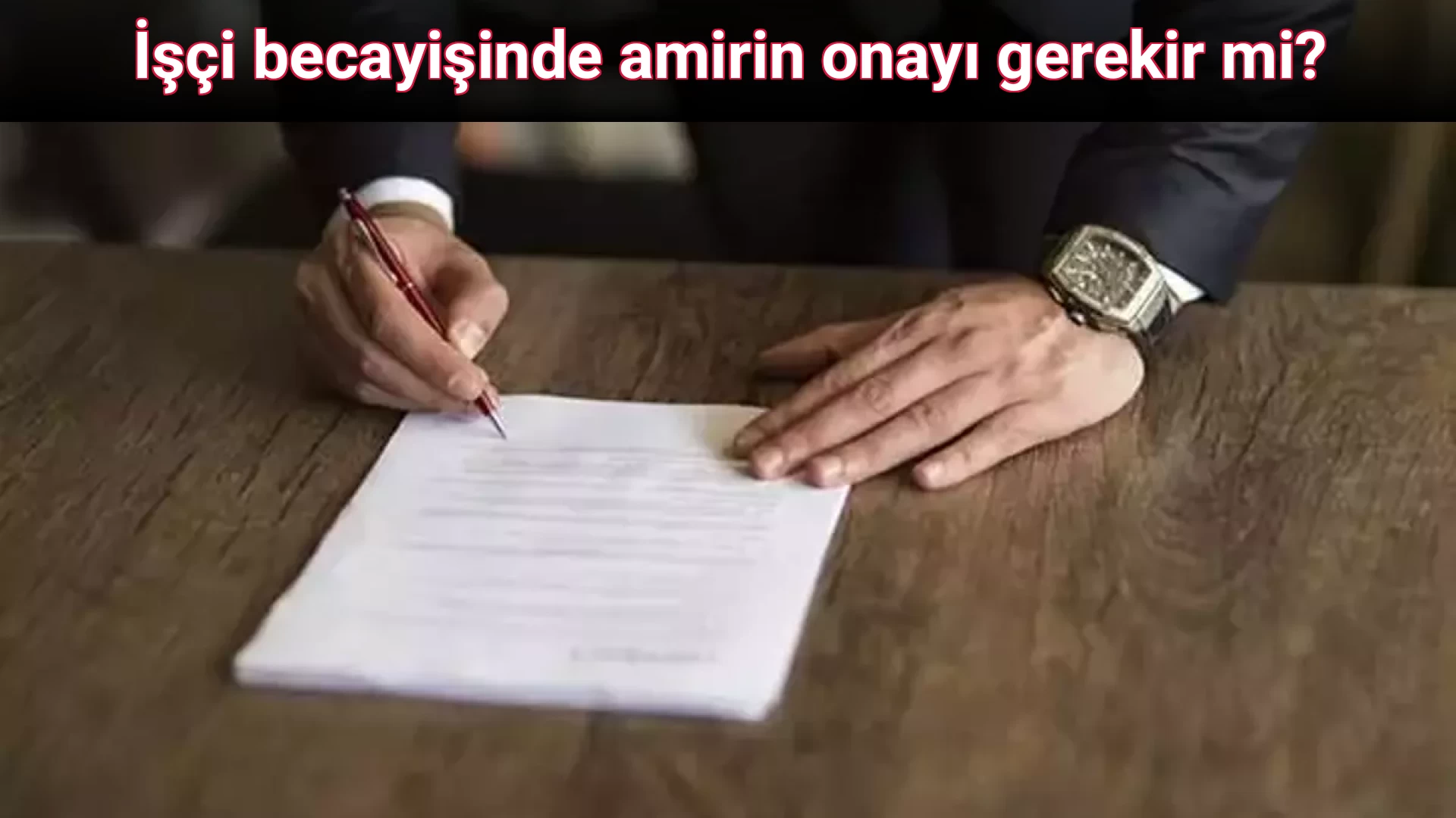 İşçi becayişinde amirin onayı gerekir mi?