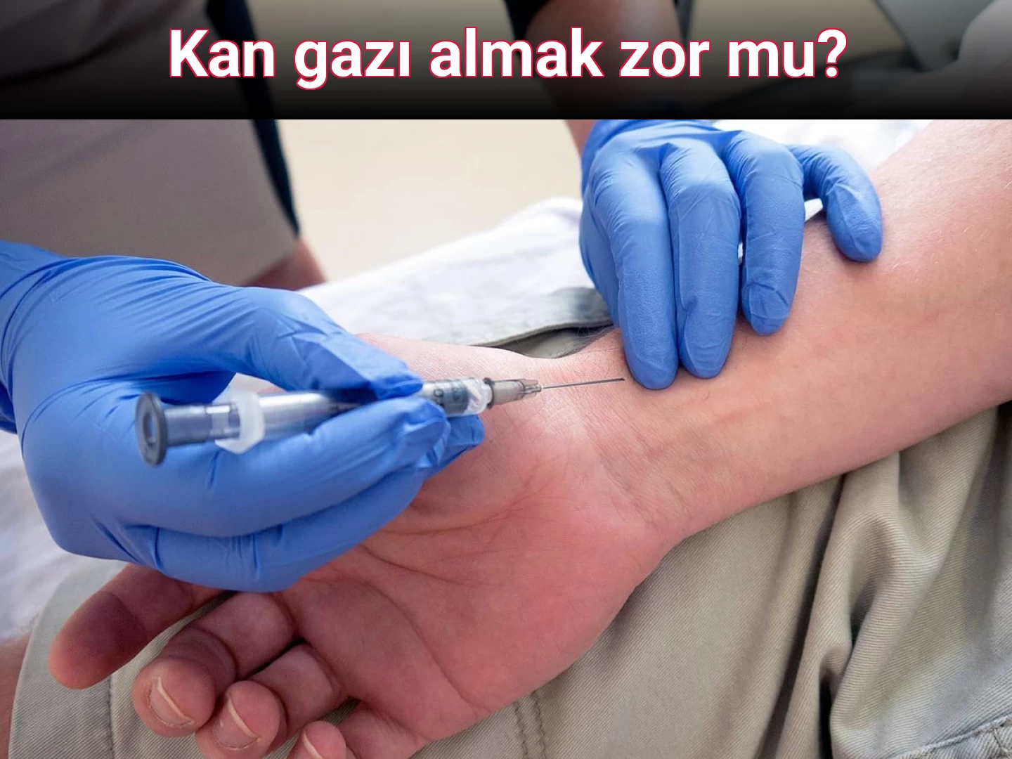 Kan gazı almak zor mu?