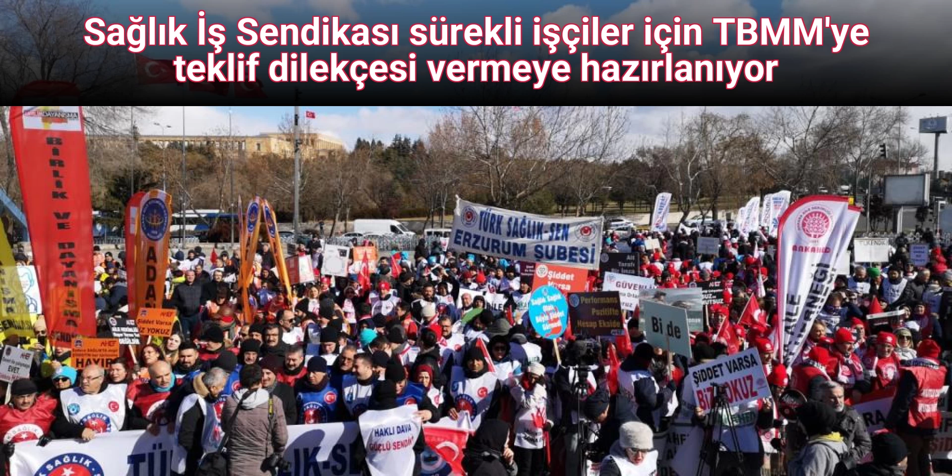 Sağlık İş Sendikası sürekli işçiler için TBMM'ye teklif dilekçesi vermeye hazırlanıyor 