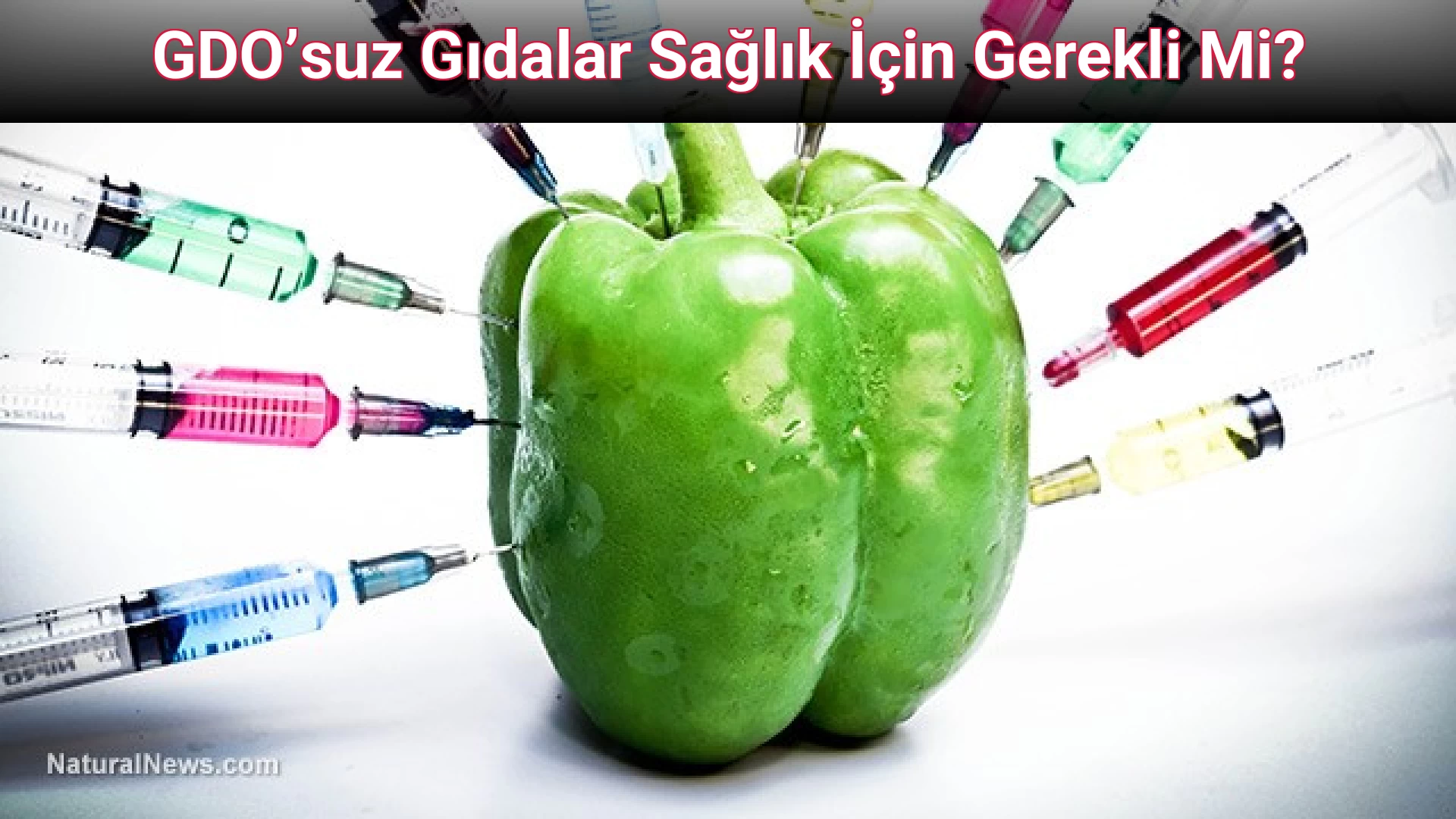 GDO’suz Gıdalar Sağlık İçin Gerekli Mi?